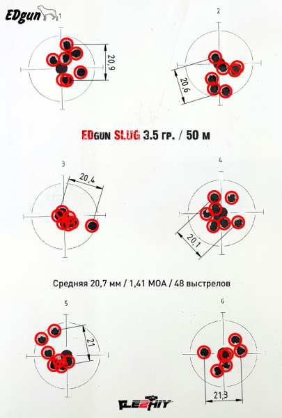 Фото EDgun SLUG 7.62 / 3,5g в интернет-магазине Nickhunter